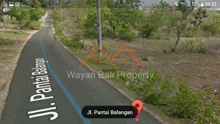 tanah jalan pantai balangan
