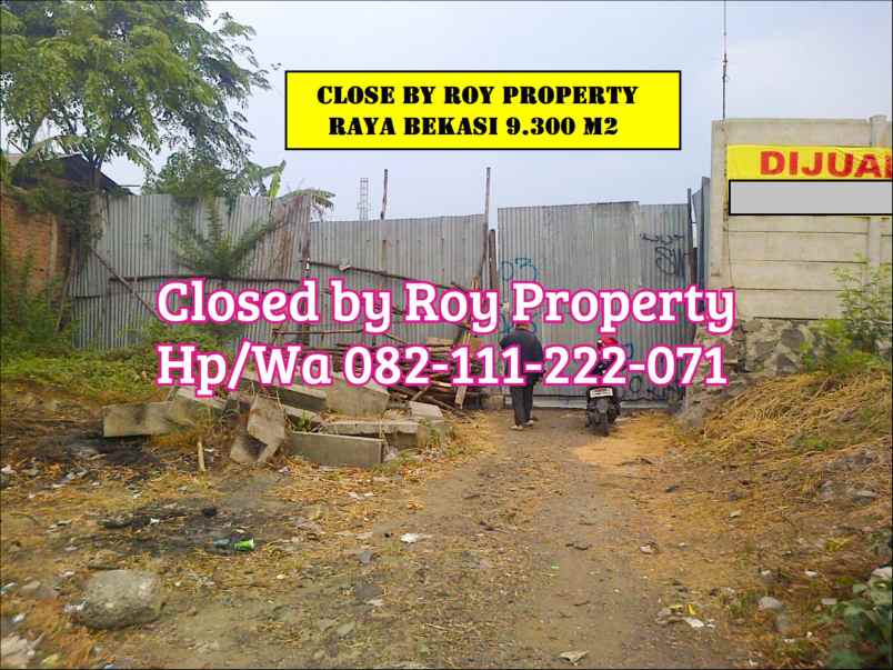 tanah jl raya bekasi rawa