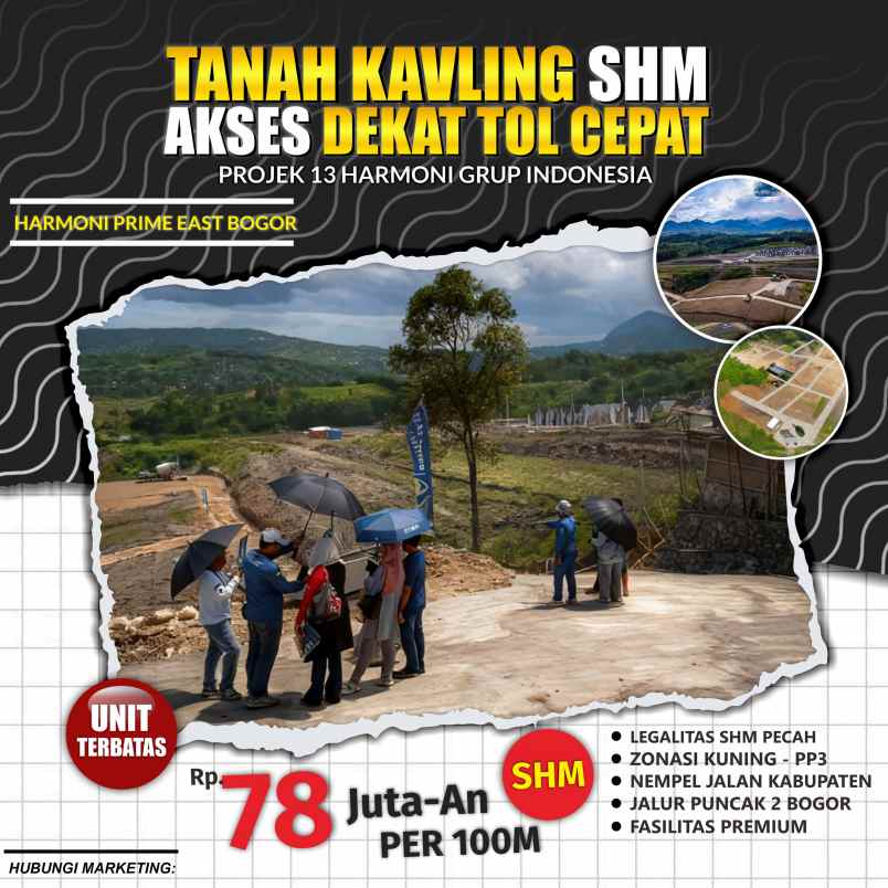 tanah kapling ter murah bogor