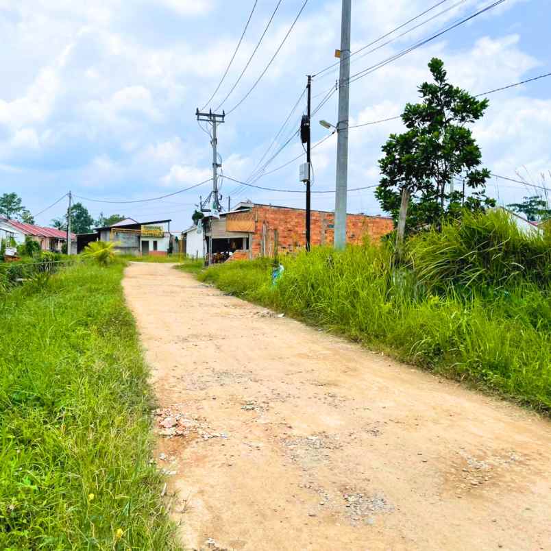 tanah kavling murah luas 135 m tanjung barangan