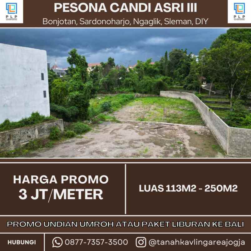 tanah kavling murah sebelah kampus uii jakal