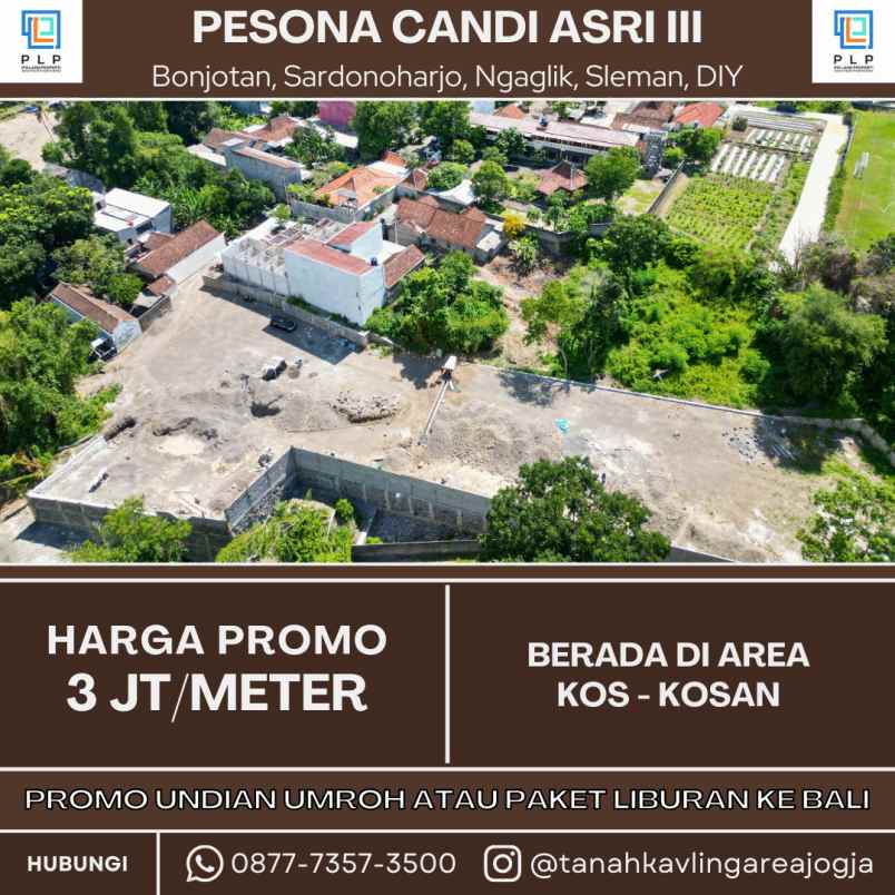 tanah kavling murah sebelah kampus uii jakal