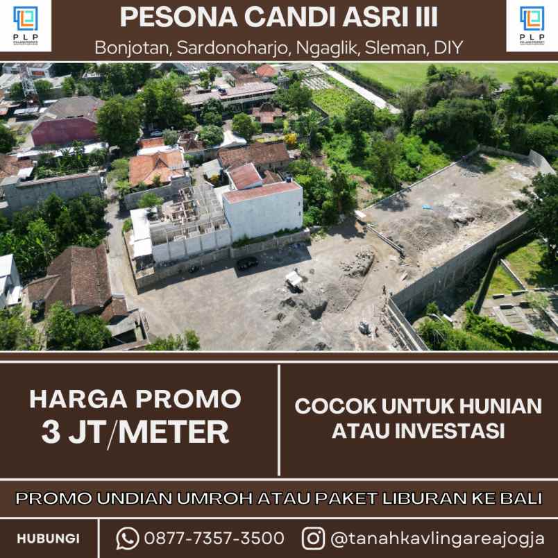 tanah kavling murah sebelah kampus uii jakal