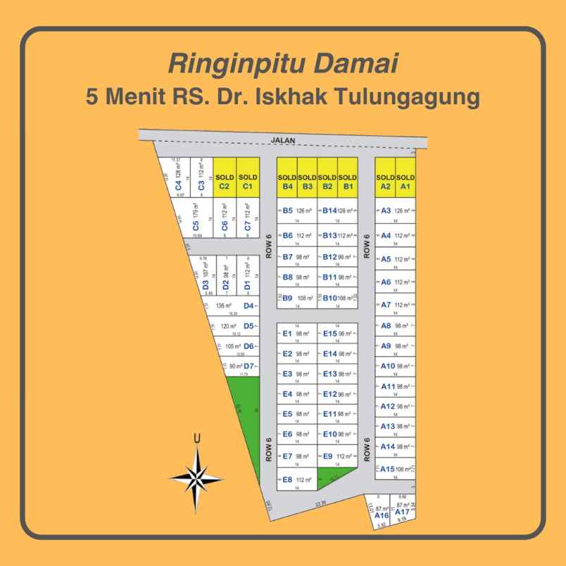 tanah kavling ringinpitu tulungagung legalitas shm