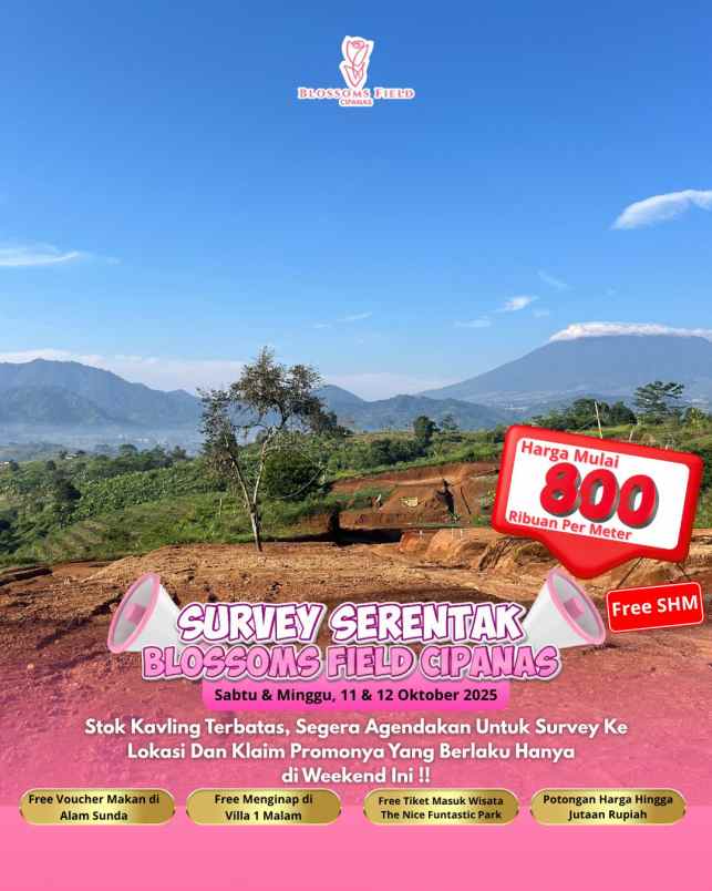 tanah undangan survey di sukaresmi cianjur