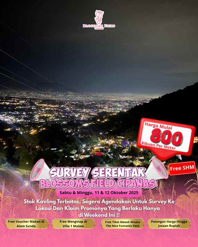 tanah undangan survey di sukaresmi cianjur