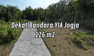 227 jt, Tanah Shm Jogja dekat Bandara YIA di Kulonprogo
