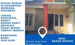 Strategis!!! 0856-5556-4913,  Rumah Siap Huni di Sidoarjo Kahuripan Nirwana