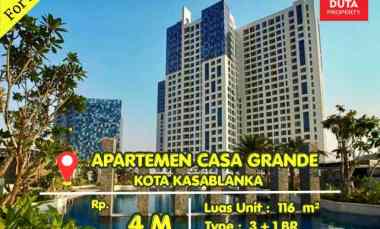 Dijual Apartemen Casa Grande 3BR Fully Furnish Unit Siap Huni
