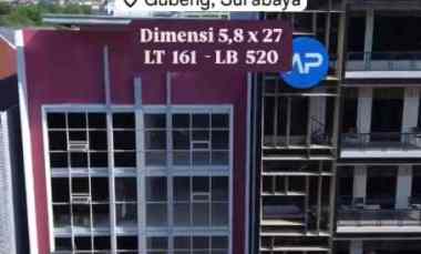 Barang Langka Disewakan Ruko Mewah 5 Lantai di Gubeng