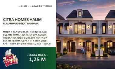 citra homes halim by ciputra group jakarta timur