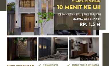 Cluster Mewah 10 menit ke Kampus Uii