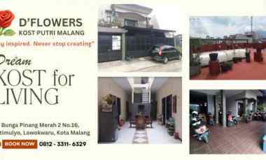 d flowers kost putri exclusive kota malang
