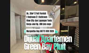 dijual apartemen green bay pluit full furnish