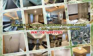Dijual Cepat Apartemen Kempinski Thamrin Jakarta Luas 157m Kt2 - Km2
