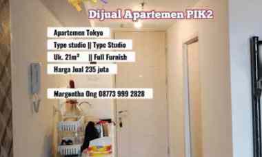 dijual apartemen tokyo pik2 type studio full furnish