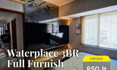 Dijual Apartemen Waterplace Tower B 3BR Termurah Full Furnish Bagus Si