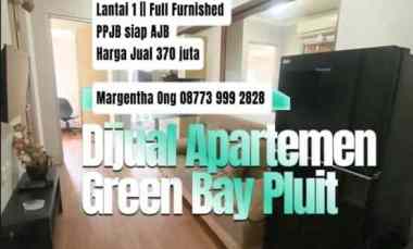 dijual apartement green bay pluit tower g furnished