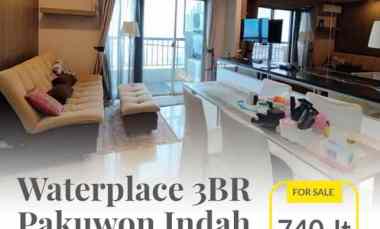 Dijual Apartment Waterplace 3BR Furnish Termurah