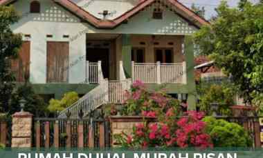 dijual cepat rumah 2 lantai 2 kolam dan kandang merak