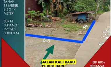 dijual cepat tanah kavling akses mobil posisi ook