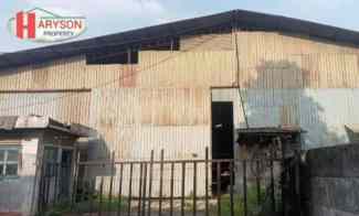 dijual gudang 1200 m2 pedurenan kota bekasi