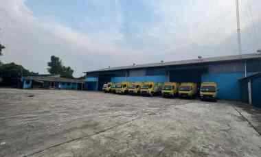 dijual gudang di jalan raya tapos kota depok strategis