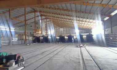 dijual gudang ex pabrik pengecoran logam di surabaya