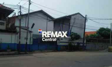 dijual gudang letak pinggir jalan di tangerang banten