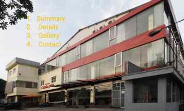 dijual hotel 3 langai lokasi bandung jawa barat