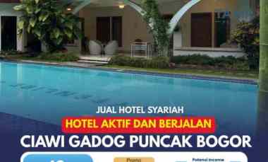 dijual hotel ciawi kabupaten bogor jawa