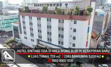 dijual hotel kebayoran baru jakarta selatan