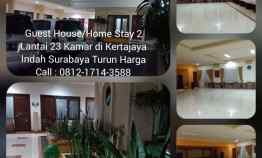 Guest House Surabaya Dijual di Kertajaya Indah Turun Harga