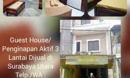 Guest House Surabaya Aktif Dijual 3 Lantai, 0812.1714.3588