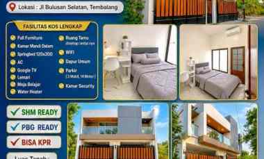 dijual kost baru jadi di bulusan selatan semarang