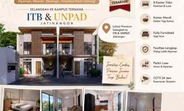 Dijual Kost Eksklusif Jatinangor dekat Kampus Unpad ITB, 8 Kamar
