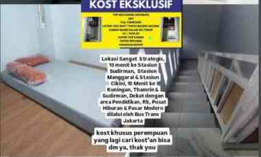 dijual kost mentang jakarta pusat