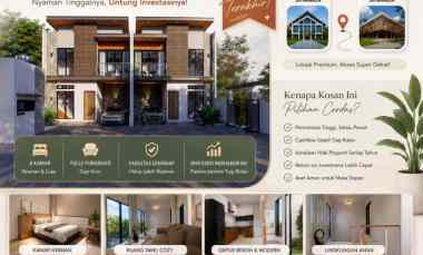 Dijual Kost Modern Jatinangor 2 menit ke Unpad ITB, Full Furnish