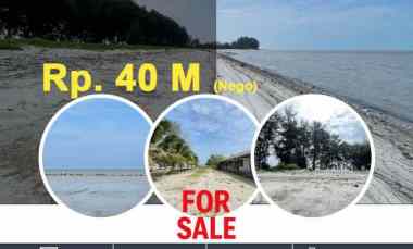 dijual lahan di pantai cermin serdang bedagai