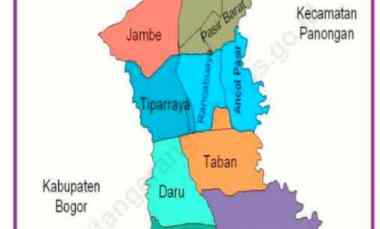 dijual lahan luas 8000 m2 di tigaraksa tangerang