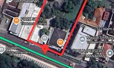 dijual lahan strategis di manahan solo