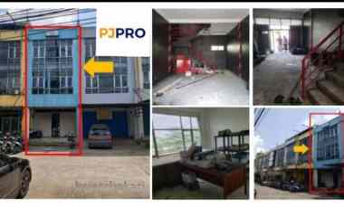 dijual lelang bank ruko komplek ruko kalimas 3 lantai