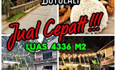 dijual resto cafe 4336m2 boyolali 5 5m nego