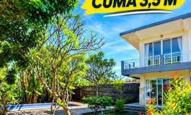 dijual rugi villa 800 m view laut bukit di lovina bali