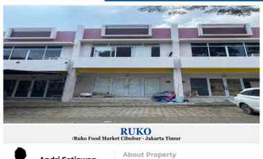 Dijual Ruko Food Market 2 Lantai Dicibubur