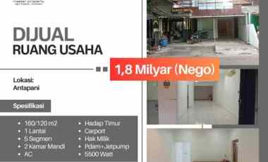 dijual ruko gudang kantor antapani