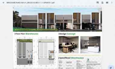 dijual ruko gudang kantor artha industrial hill