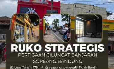 Ruko Turun Harga Super Strategis Jln Raya Banjaran Soreang Bandung