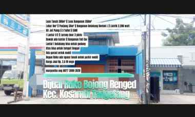 dijual ruko gudang kantor bojong renged kec kosambi