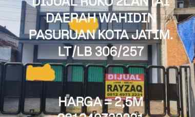 dijual ruko gudang kantor daerah wahidin pasuruan